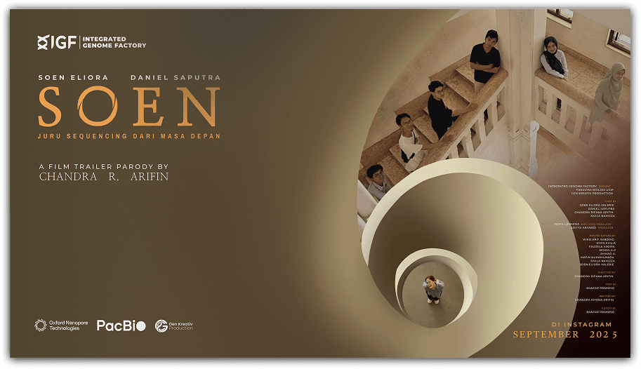 SOEN: JURU SEQUENCING DARI MASA DEPAN project poster